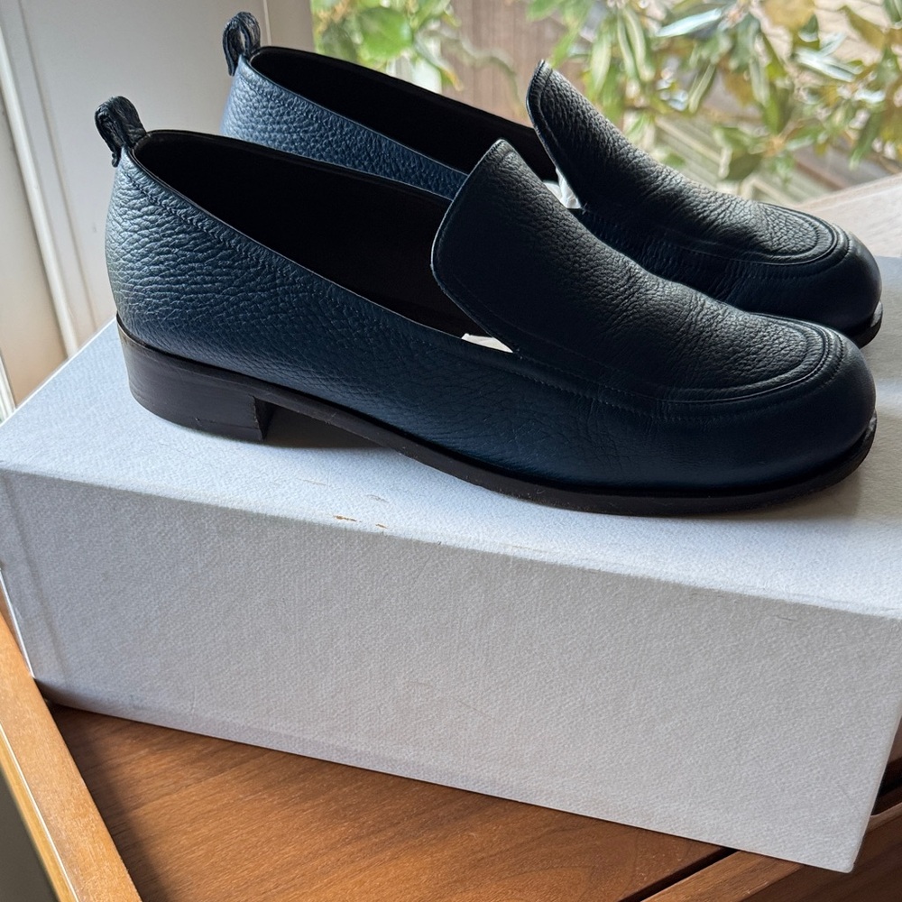 The Row Marine Blue Women's Loafers